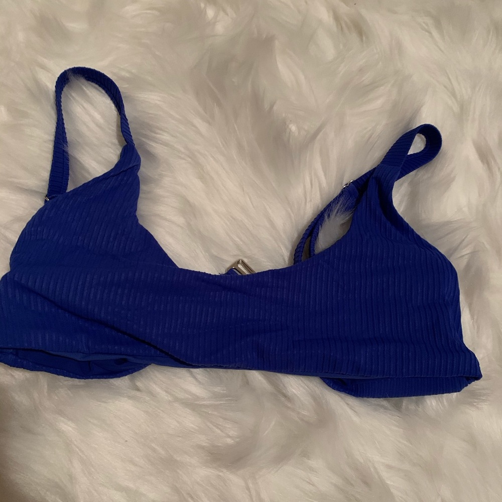 Navy blue bikini top